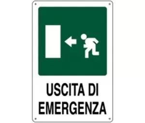 CARTELLO ALL. USCITA DI EMERGENZA 0320.03.00 D&B VERONA